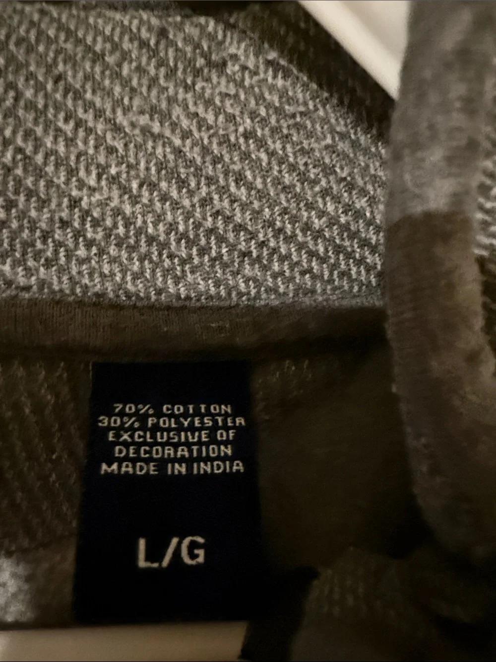 Chaps Men’s Dark Gray Half-Zip Pullover Sweater - Picture 3 of 7